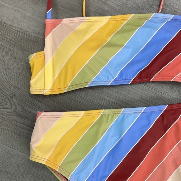 ☀️BILLABONG☀️ BRIGHTER DAZE SQUARE BRIGHTER DAZE RISE BIKINI SET - Picture 7 of 15